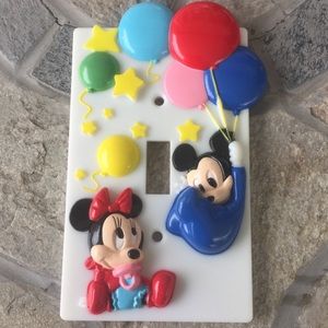 👻 Vintage 1984 Disney Babies Light Switch Cover
